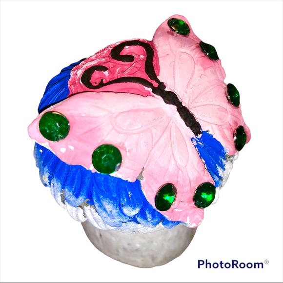 🦋 BUTTERFLY MUSHROOM FIGURINE 🦋 - Picture 8 of 12